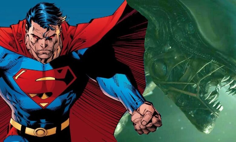 Superman and the Xenomorph