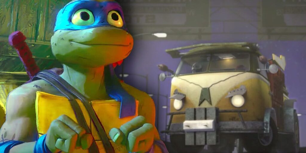 TMNT: Leonardo and the Party Wagon.