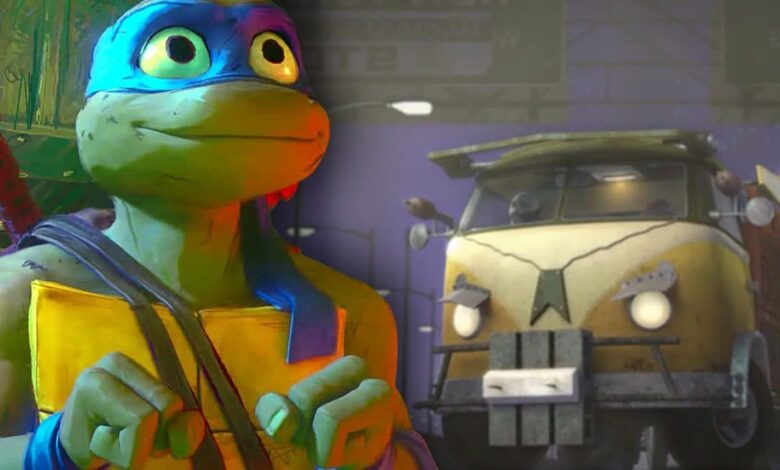 TMNT: Leonardo and the Party Wagon.