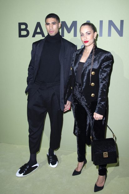 Hiba Abouk y Achraf Hakimi en un photocall / Gtres