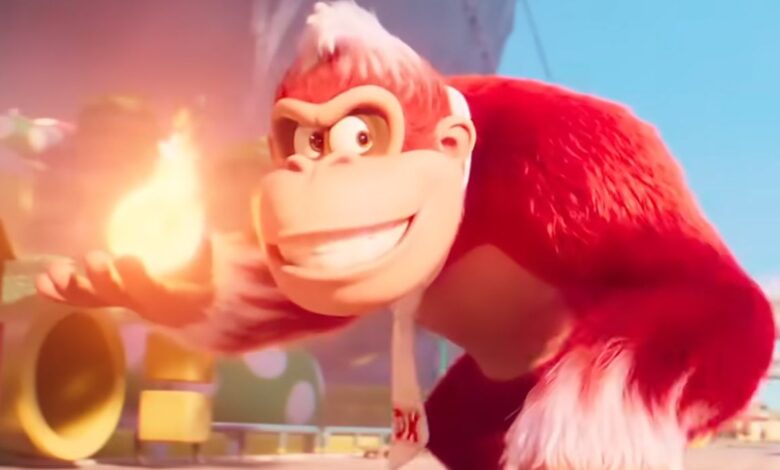 Donkey Kong in The Super Mario Bros Movie