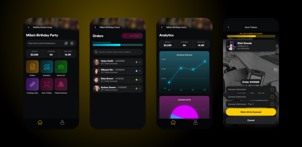 La plataforma de eventos POSH quiere democratizar la planificación de eventos