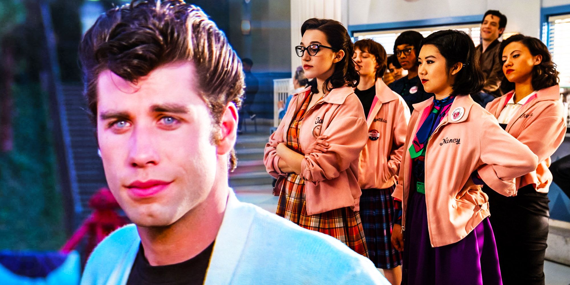 Grease John travolta rise of the pink ladies