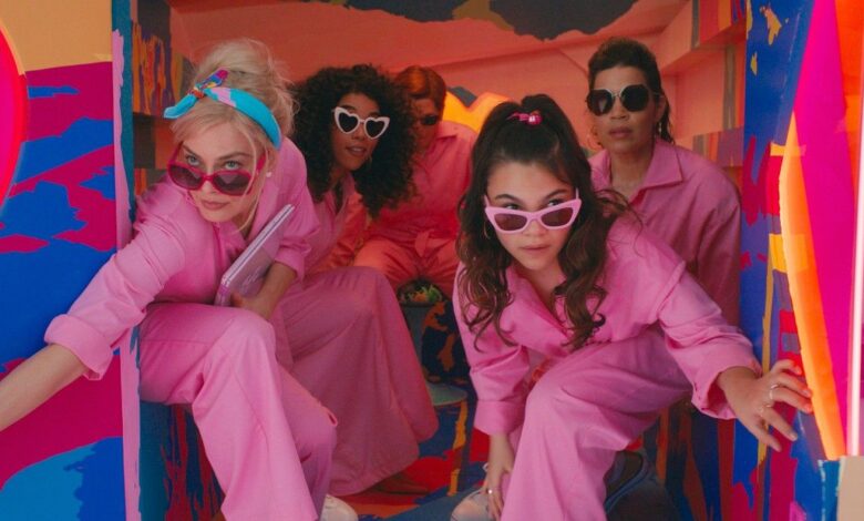 Margot Robbie and the Barbie movie cast