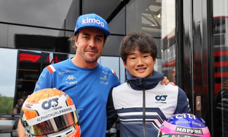 La propuesta de Alonso que dejó sin palabras a Tsunoda: "Me estalló la cabeza"