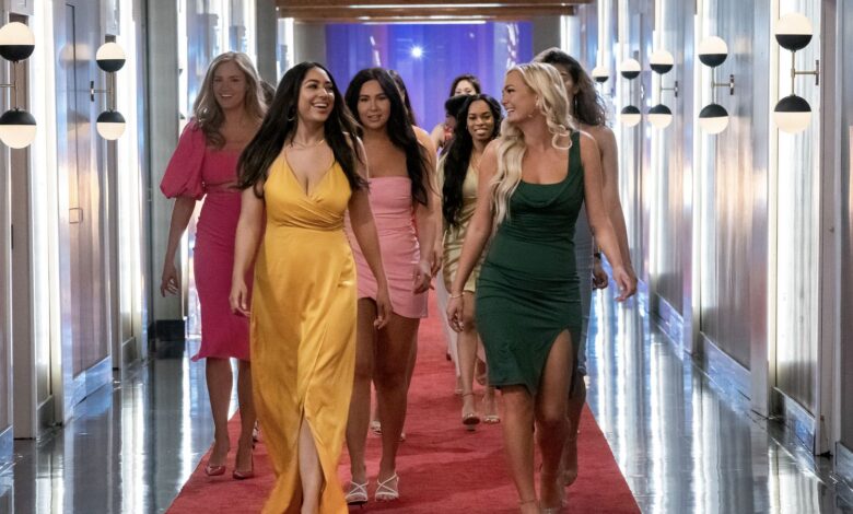bliss, Micah, and other cast members by the Love is Blind season 4 pods