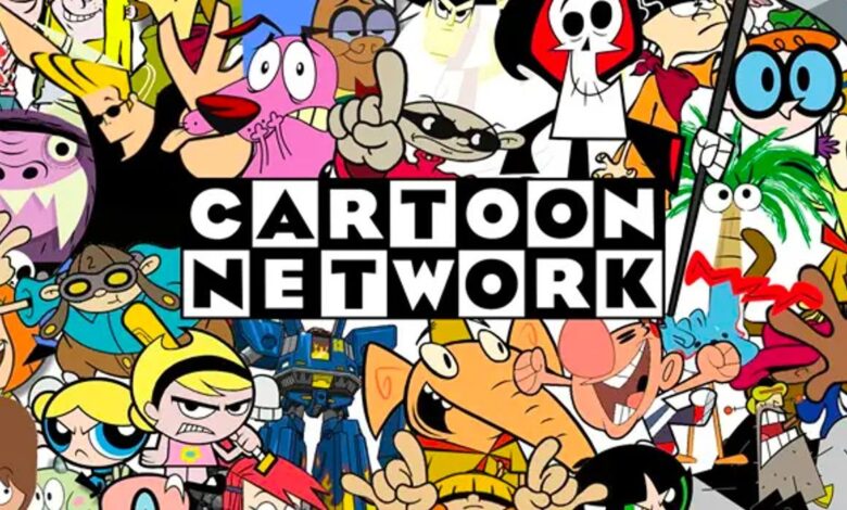 Classic Cartoon Network shows and logo