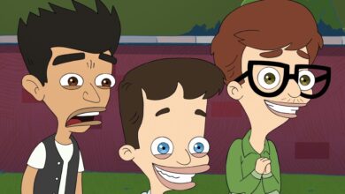 Jay, Nick and Andrew hanging out together in Big Mouth