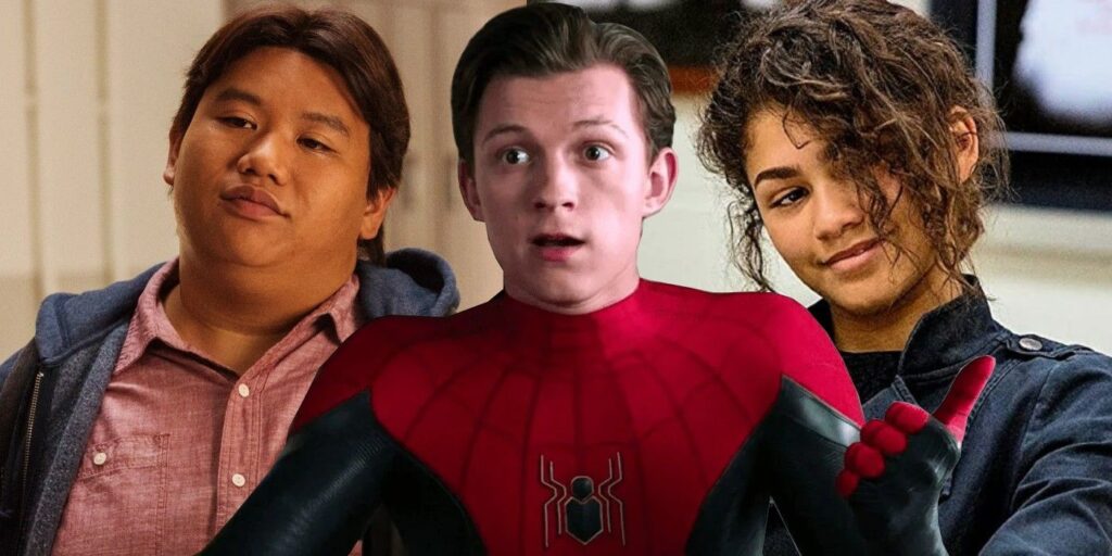 Peter Parker Ned and MJ in the MCU Spider-Man movies-1