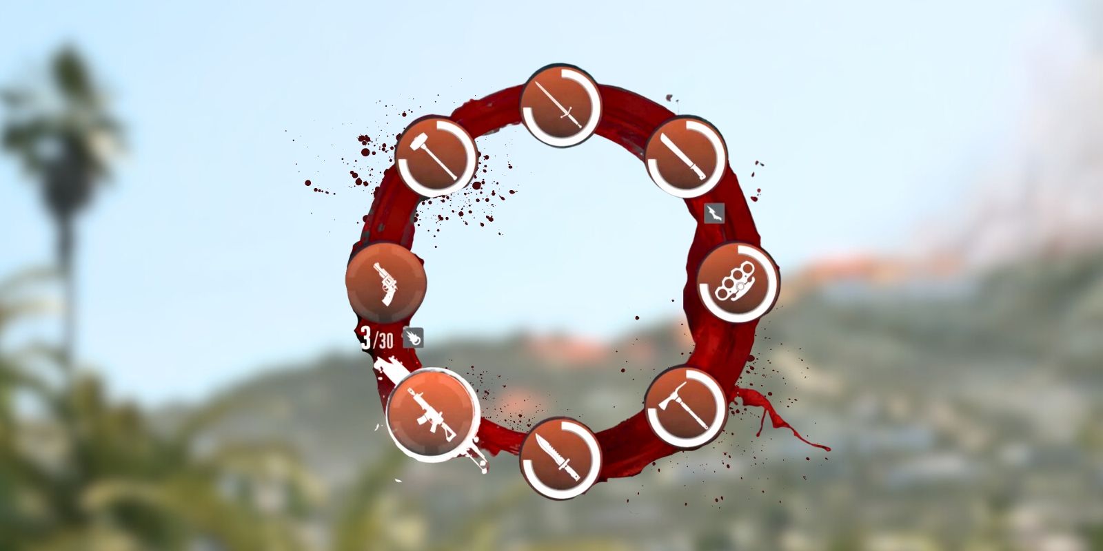 Weapon Selection Ring in Dead Island 2