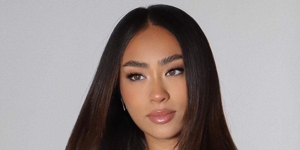 Savannah Palacio Perfect Match close up long hair glam makeup