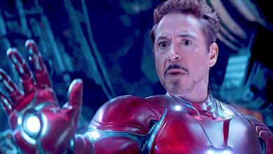 Iron Man in the Q-Ship in Avengers: Infinity War