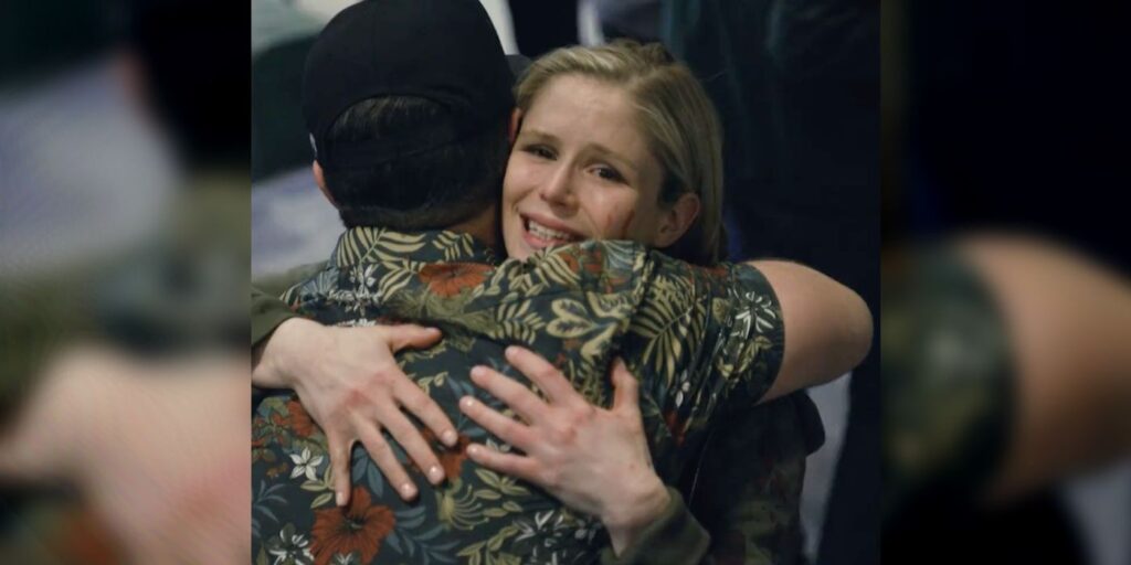 Bloody Hug During The Boys Season 4 Wrap