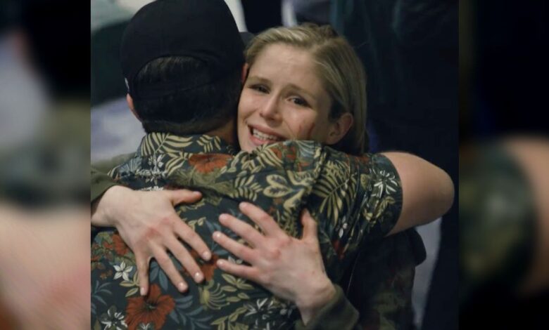 Bloody Hug During The Boys Season 4 Wrap