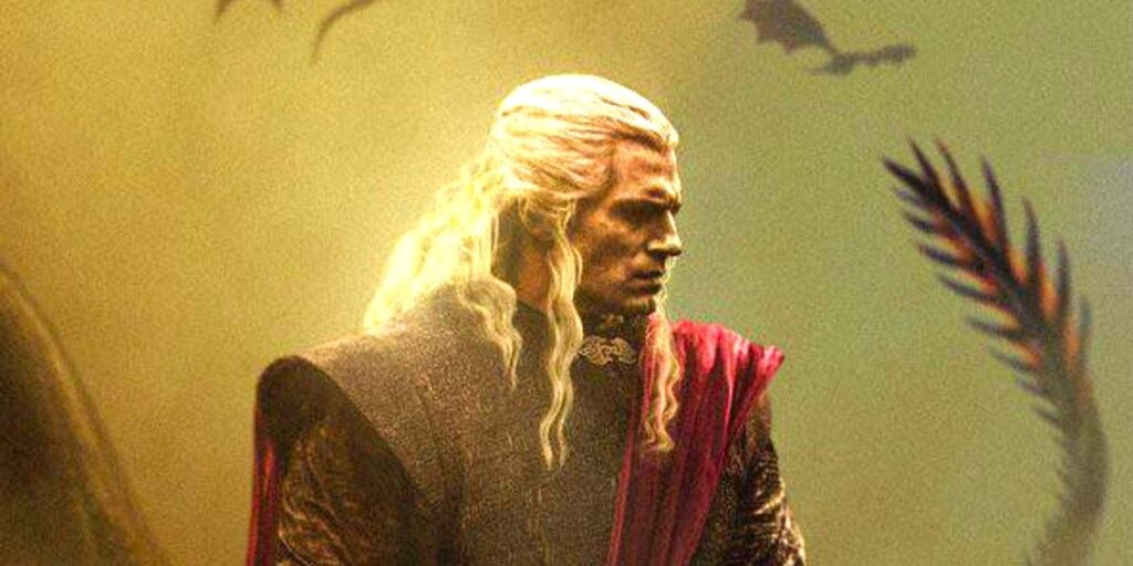 Henry Cavill as Aegon the Conqueror in a fan made poster