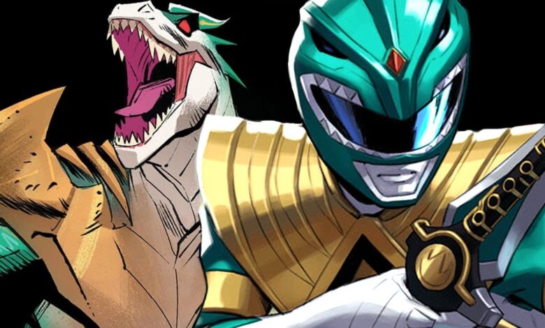mighty morphin power rangers green ranger dragon tmnt