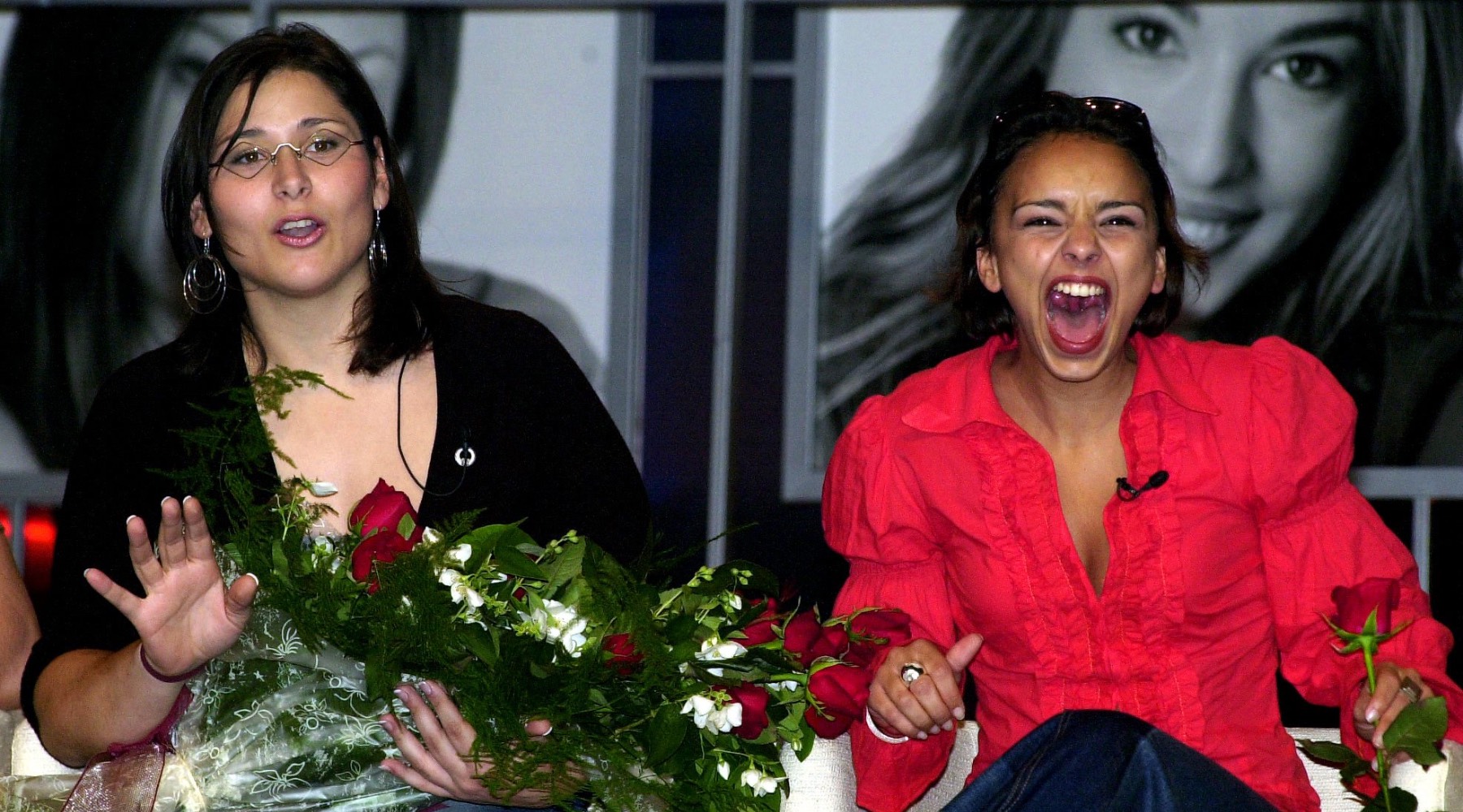 Rosa López y Chenoa en Operación Triunfo 1/ Gtres 