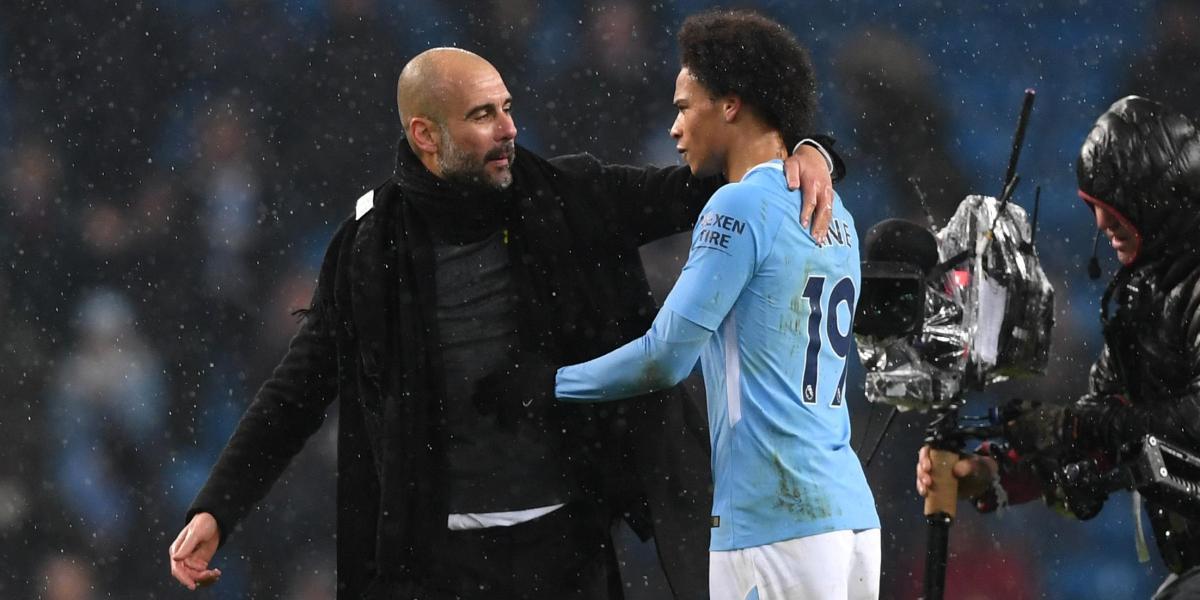 Las redes se rinden a Guardiola por este gesto con Sané tras caer el Bayern eliminado