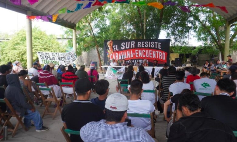 Llega la Caravana del Sur a Oaxaca: 'El territorio es nuestro y lo defendemos resistiendo'