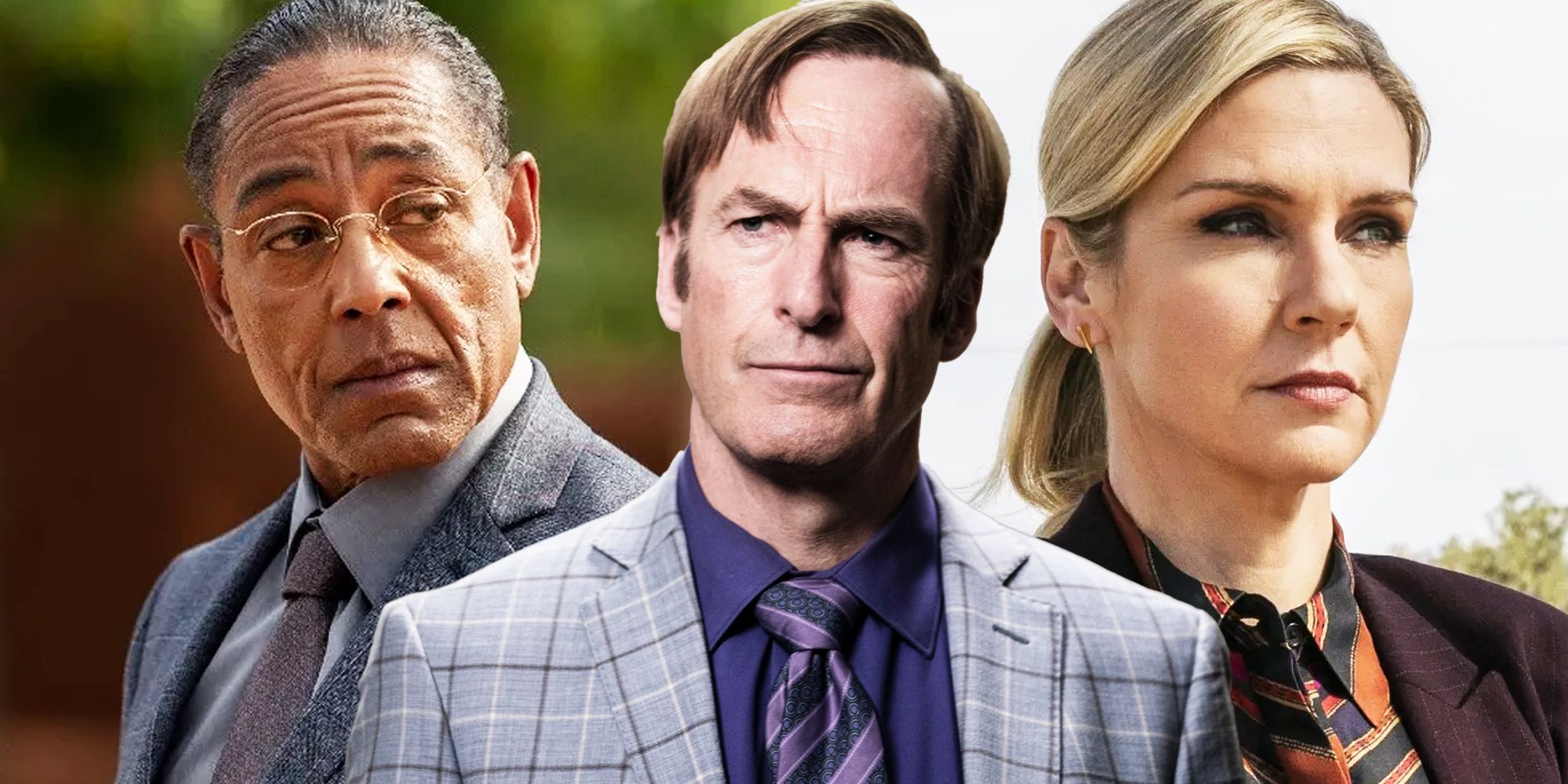 Saul Goodman, Kim Wexler, and Gus Fring