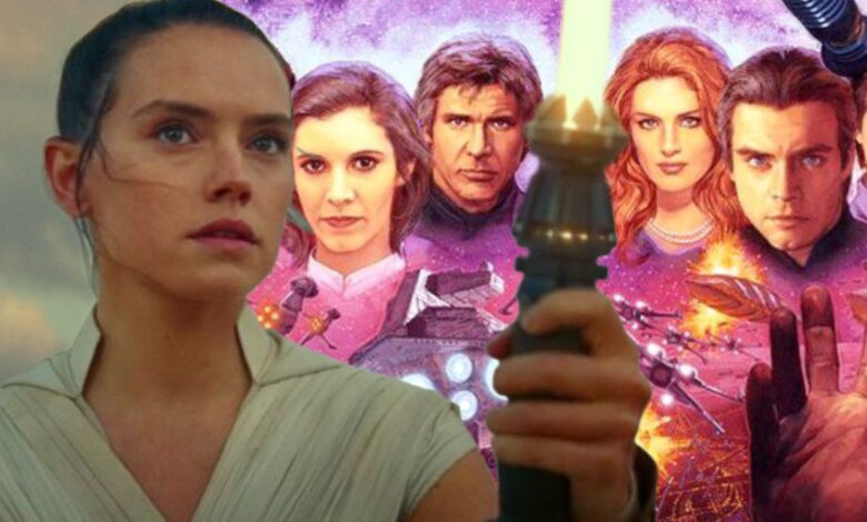 Rey in The Rise of Skywalker and New Jedi Order from Legends.