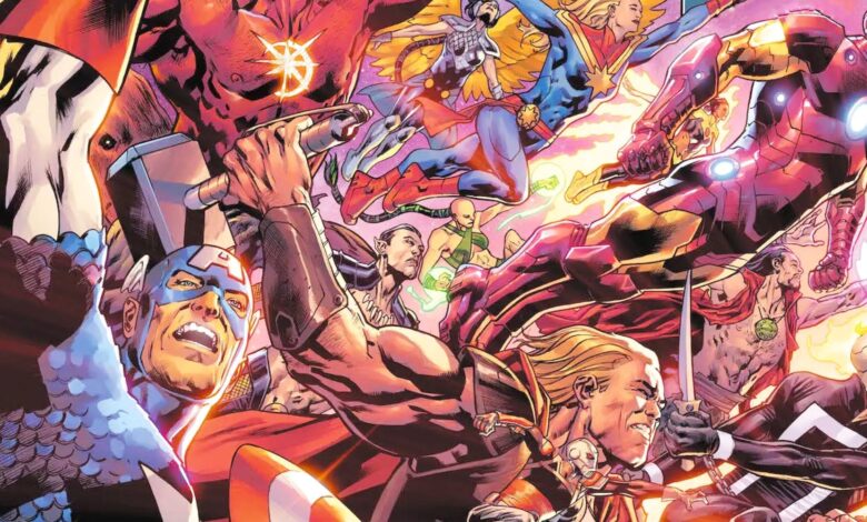 Ancient Avengers and Current Avengers Assemble in Marvel Comics