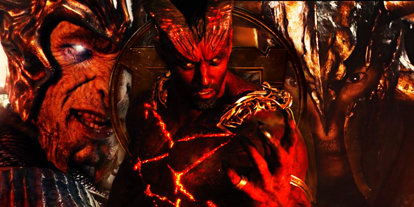 Steppenwolf, Sabbac, and Ares in the DCEU