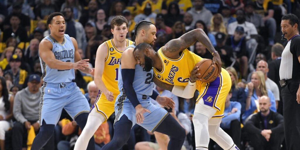 Los Grizzlies enfrían a los Lakers de un mal LeBron con una lección