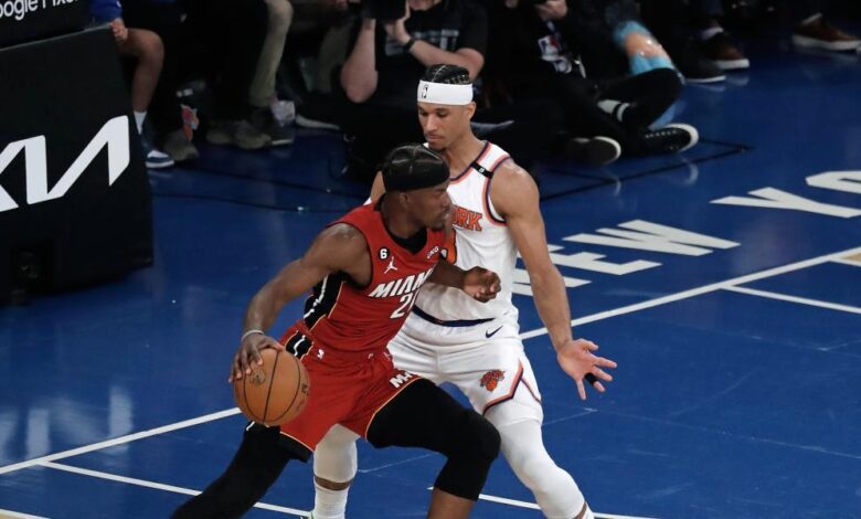 Los Heat ganan a los Knicks... pero rezan por la lesión de Jimmy Butler