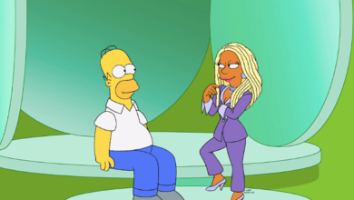Homer talks to Echo in The Simpsons season 34 episode 18