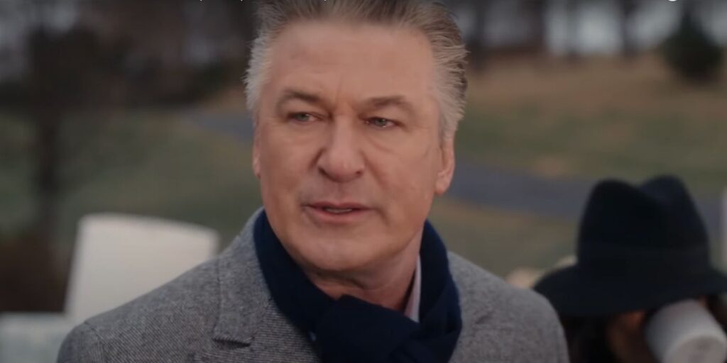 Alec Baldwin in a field in Drunk Parents
