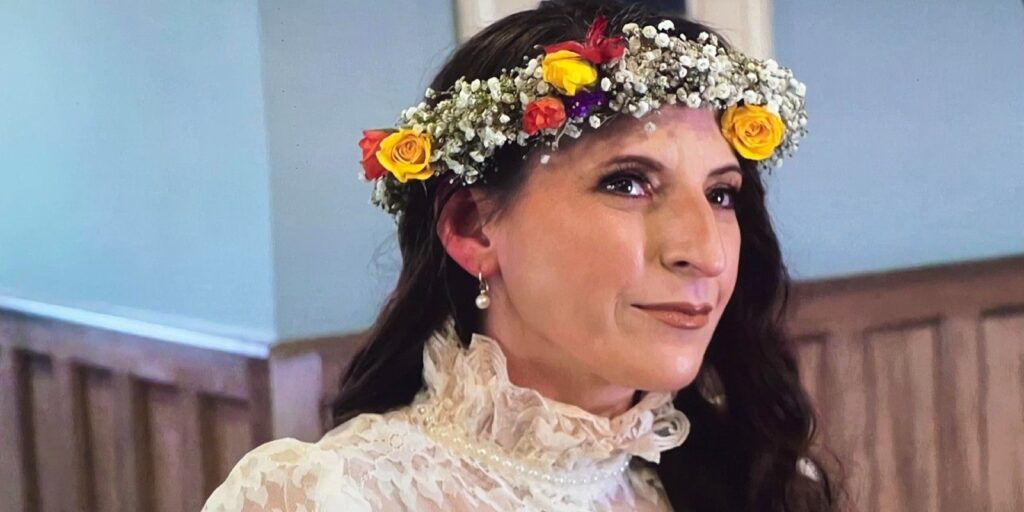 90 Day Fiancé star Kris Foster on her wedding day