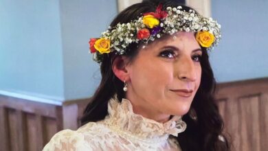90 Day Fiancé star Kris Foster on her wedding day
