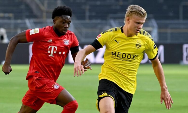 Los malos recuerdos de Haaland contra el Bayern