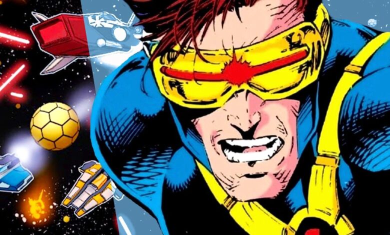 x-men 90s teams blue gold cyclops