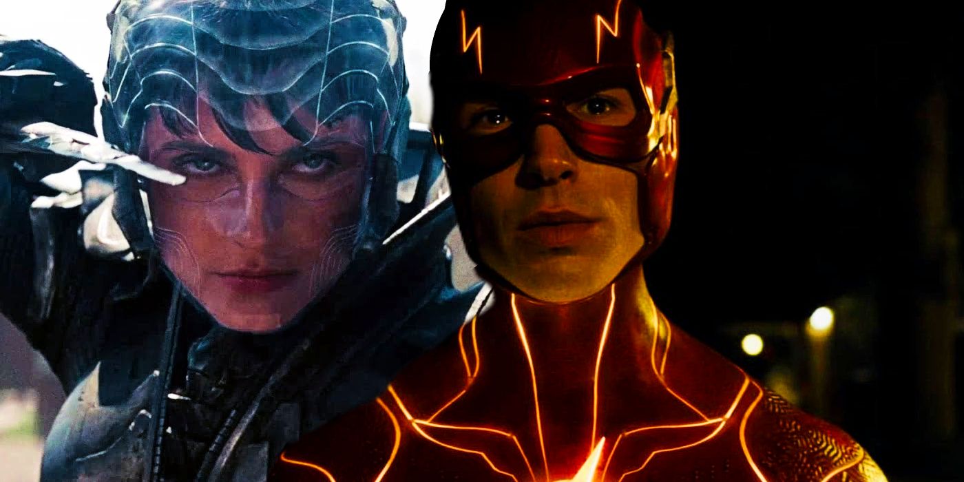 Los personajes de El hombre de acero de The Flash Movie organizan una pelea épica de velocistas