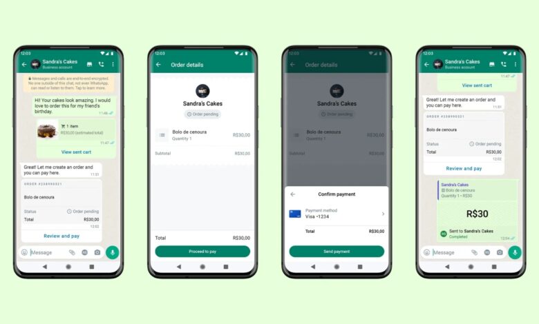 Los usuarios de WhatsApp en Brasil ahora pueden pagar a los comerciantes a través de la aplicación