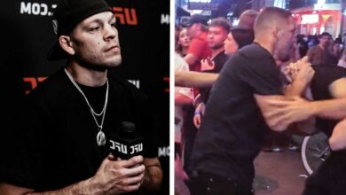 Luchador de MMA Nate Diaz deja inconsciente a hombre en pelea callejera | Video