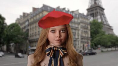 M3GAN Wearing a Beret in Paris