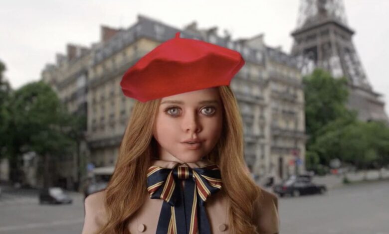 M3GAN Wearing a Beret in Paris