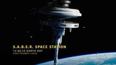 The Marvels Trailer Saber Space Station