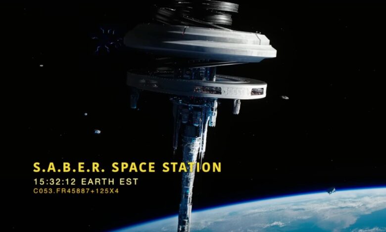 The Marvels Trailer Saber Space Station