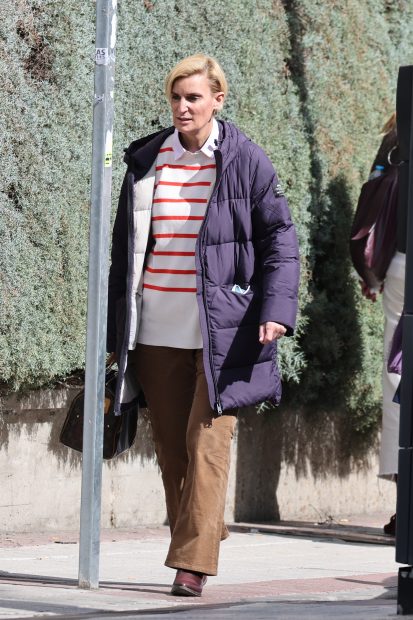 María Zurita en los alrededores del hospital Gregorio Marañón. / Gtres