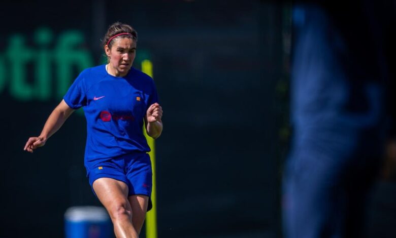 Mariona vuelve a entrenarse con el Barça y apunta al Chelsea