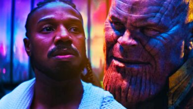 The MCU's Killmonger and Thanos look past each other