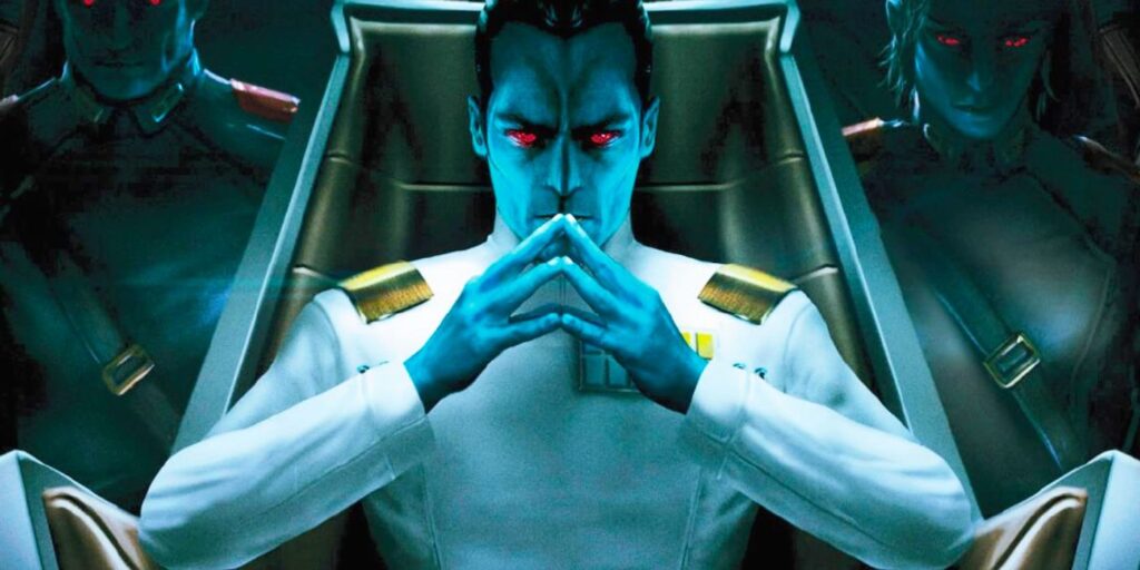 Grand Admiral Thrawn in Star Wars.