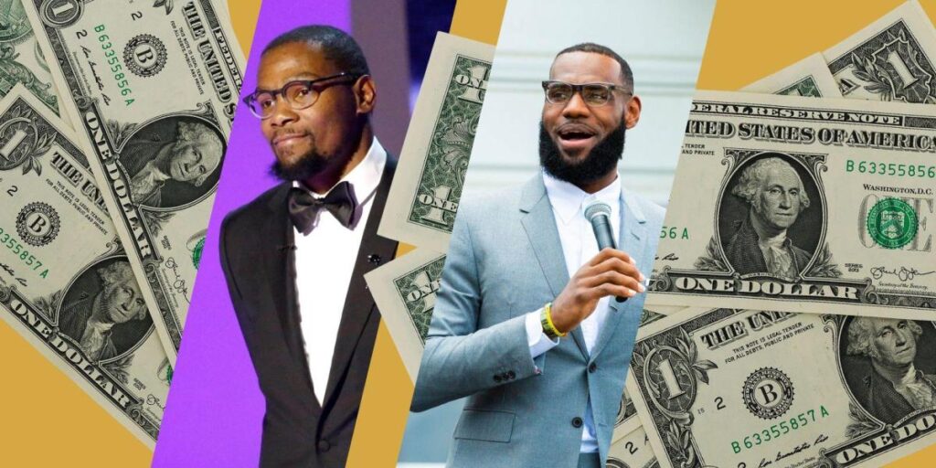 Más que atletas: los imperios económicos de LeBron James y Kevin Durant