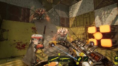Meet Your Maker Co-Op Raid Multiplayer Mode with One Friend Player Perspective Screenshot