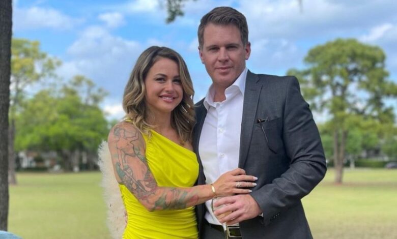 Big Brother's Memphis Garrett and Christmas Abbott posing outside