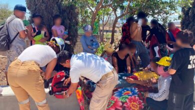 Migrantes rompen cadenas para fugarse de centro migratorio en Chiapas